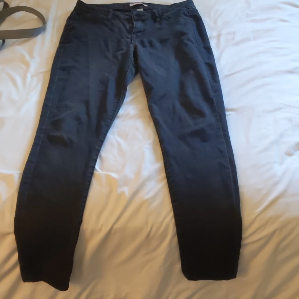 Refuge Mid Waist Black Skinny Jean